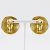 Pendientes de clip de oro Chanel Cambon Dorado - vista 3