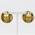 Chanel Coco Mark Clip Ohrringe Golden - Ansicht 3
