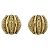 Orecchini a clip placcati in oro Chanel Coco Mark D'oro