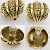 Orecchini a clip placcati in oro Chanel Coco Mark D'oro - vista 5
