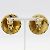 Pendientes de clip chapados en oro Chanel Coco Mark - vista 3