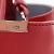 Borsa Fendi Petite a Jules Rosso - vista 7