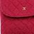 Borsa a spalla Chanel in microcotone rosa con catena - vista 6
