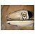 Cambon Espadrilhas Chanel de couro bege logo CC Camélia - vista 4