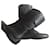 Prada Boots Black Leather  ref.1861374