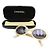 Gafas de sol Chanel Kurt Cobain Crema Oro Logo CC Dorado Crudo - vista 2