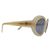 Gafas de sol Chanel Kurt Cobain Crema Oro Logo CC Dorado Crudo - vista 3