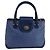 Céline Borsa a mano in tela Macadam CELINE blu oro Auth 98298 D'oro - vista 13
