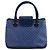 Céline Borsa a mano in tela Macadam CELINE blu oro Auth 98298 D'oro - vista 2