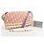 Borsa a spalla Christian Dior Monogram Rosa Nylon Bianco