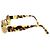 Fendi FS252 Sonnenbrille Gold Golden - Ansicht 3