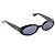 Gafas de sol Gucci negras de acetato Negro Plata Azul