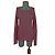 Autre Marque Rosa Melange Pullover Bluse aus Kaschmir und Baumwolle Pink