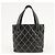 Wallet On Chain Borsa a mano Chanel Wild Stitch in pelle d'agnello nera Nero