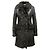 Abrigos PRADA T.IT 42 Cuero Negro