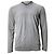 Stone Island Button-Embellished V-neck Sweatshirt in Grey Wool