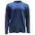 Stone Island Steininsel Pullover aus marineblauer Wolle mit Knöpfen