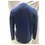 Stone Island Steininsel Pullover aus marineblauer Wolle mit Knöpfen - Ansicht 11