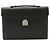 Alfred Dunhill Dunhill Leather Sidecar Briefcase Black