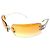 Occhiali da sole Chanel senza montatura con strass rosa e logo CC oro Arancione - vista 2