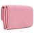 Chanel 19 Small Flap Geldbörse aus rosa Lammleder Pink - Ansicht 2