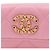 Chanel 19 Small Flap Geldbörse aus rosa Lammleder Pink - Ansicht 3