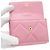 Chanel 19 Small Flap Geldbörse aus rosa Lammleder Pink - Ansicht 6