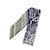 Hermès Hermes Twilly Scarf in Navy and Green Silk Navy blue  ref.1864061