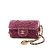Bolso de hombro Chanel Camellia Púrpura
