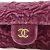 Bolso de hombro Chanel Camellia Púrpura - vista 3