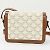 Céline Borsa a Spalla Celine Teen Triomphe Marrone Bianco - vista 2