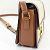 Céline Borsa a Spalla Celine Teen Triomphe Marrone Bianco - vista 4