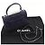 Chanel Denim Canvas Matelassé 2-Wege Tasche Blau - Ansicht 3
