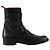 Michel Vivien Botas de couro com fivelas