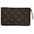 Pochette Accessoire Louis Vuitton Marrom Lona  ref.1865749