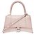 Borsa BALENCIAGA Hourglass in Pelle Rosa - 102269 - vista 2