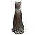 Autre Marque Vestidos REEM ACRA T.Internacional S Sintético Gris - vista 3