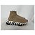 Baskets Speed Balenciaga avec logo de semelle en polyester beige Marron Rouge - vue 8