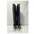 Stivali alti con zip e tacco in pelle nera di Giuseppe Zanotti Nero - vista 13