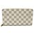 Louis Vuitton Damier Azur Leather Zippy Organizer Wallet White