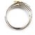 Hermès Hermes Double Belt Ring SV925 750 Silver Gold Silvery - view 6