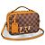 Louis Vuitton Borsa a tracolla Santa Monica Damier Ebene Marrone