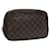 LOUIS VUITTON Trousse Toilette 25 Damier Ebene Bolsa Clutch N47624 LV Auth 102082  ref.1869722