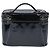 CHANEL Vanity Pouch Smalto Nero Oro CC Auth bs20242 D'oro - vista 2