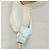 FENDI Schultertasche aus Nylon Hellblau Silber Authentisch bs19694 - Ansicht 24