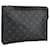 LOUIS VUITTON Monogram Eclipse Pochette Voyage MM Clutch Bag M61692 Auth 101256  ref.1869795