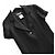 Manteau robe noir à manches courtes Chanel Resort 2010 - vue 8