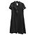 Manteau robe noir à manches courtes Chanel Resort 2010 - vue 9