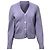 Lila Cashmere-Cardigan von Theory Shaped