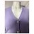Lila Cashmere-Cardigan von Theory Shaped - Ansicht 8